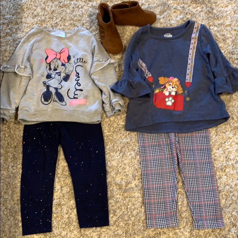 Minnie & paw patrol outfit😘